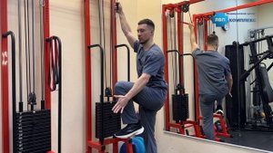 Упражнение при дискомфорте в пояснице