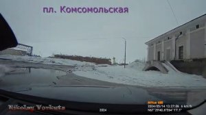 Воркута 2024 весна.Димитрова.Дамба.Ленинградская. Комсомольская.ТЭЦ.