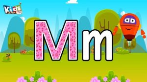 How to Write Letter M  | Capital Letter M | M for Mango |KidsLearnTV