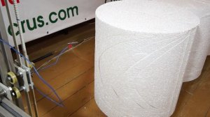 Изготовление шаров из пенопласта.