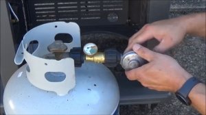 How to install a propane tank pressure gauge on a gas grill