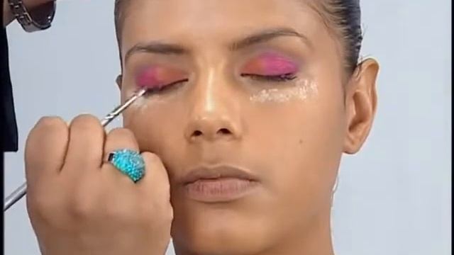 Яркий летний макияж  Часть 1