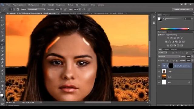 Selena Gomez: Speed editing | Photoshop