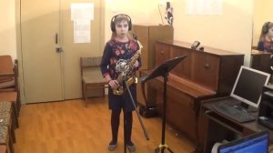 Давликанова Ксения (саксофон, 11 лет) - И. Якушенко " Диалог"