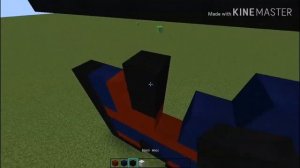 Постройка человека паука в Майнкрафт/spider man-minecraft
