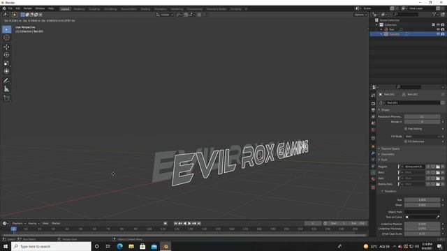 Make Cool 3d Light Text Effect In Blender | Neon Light Blender | Free Fire 3d Animation Tutorial смотреть онлайн