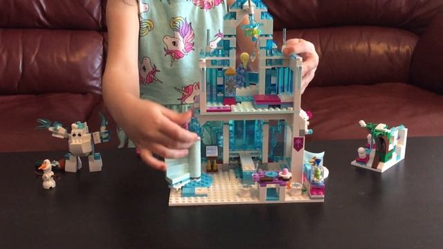 Обзор домика Lego "Замок Эльзы"