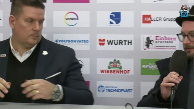 Pressekonferenz 37. Spieltag - Straubing Tigers vs. Thomas Sabo Ice Tigers - Saison 2019/2020 смотреть онлайн