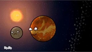 Mercury is a satellite of Venus (Solar ball Fan Animation) @SolarBalls