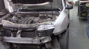 Кузовной ремонт. Рено Дастер, кое что о нем. Body repair.