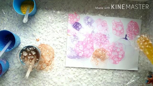 Рисуем мыльными пузырями. Для малышей и не только. смотреть онлайн