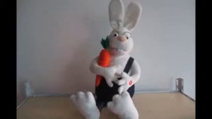 Поющая игрушка заяц сердцеед