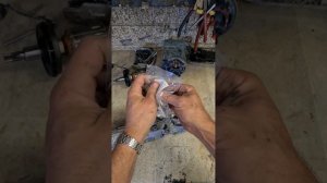 Bosch GBH 8-45 D rotary hammer restoration, failed needle bearing and loose motor fan.