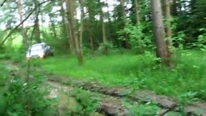 KIA SPORTAGE по бездорожью с прицепом