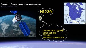 Вечер с Дмитрием Конаныхиным №230 Предновогодний свободный стрим. Трамп и Норвегия