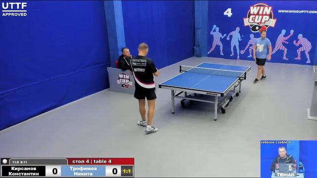 20:30 Кирсанов Константин 3-1 Трофимов Никита стол 4 ЮГ-3 24.09.21 смотреть онлайн