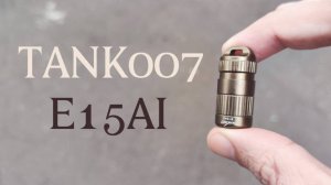 Компактный фонарик Tank007 E15AI