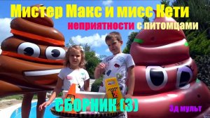 Мисс Кети и мистер Макс (3) | Неприятности с домашними питомцами #мистермакс #мисскети #MrMax #3д