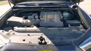 Toyota 1GR-FE 4.0L V6 24 Valve  Gas Regular Unleaded 1GR-FE motor sound of 2018 4Runner Sr5 JTEBU..