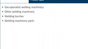 India Market Research Report : Welding machinery market in india