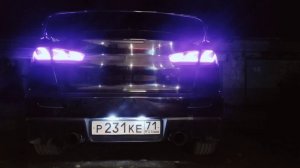 Раздвоенный выхлоп Mitsubishi Lancer 10  от BRAAFA-TEAM