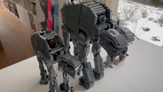 Lego 75189 Ciężka Maszyna Krocząca Pierwszego Porządku vs AT M6 MOC смотреть онлайн