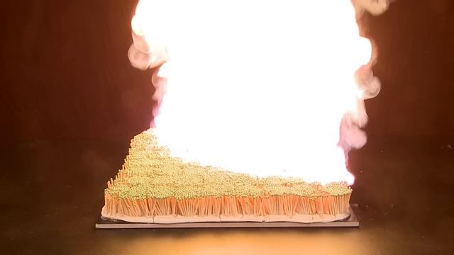 Поджигаем 12 000 спичек || 12000 Matches Chain Reaction смотреть онлайн