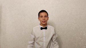 Алексей Калинин, 12 лет, "Паж или 15-ый год" А. Пушкин