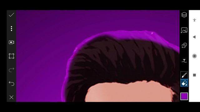 Vector Art neon visual glowing face mask editing In picsart app in hindi steps by step