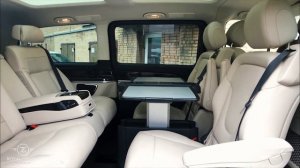 Установка заднего диван от BMW 7 в Mercedes V class