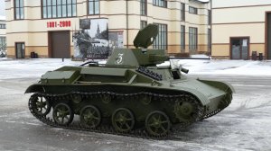 Показательный заезд на Т-60, Музей отечественной военной истории, ноябрь 2022