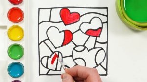 Ракушка с жемчужиной! Раскраска для детей, Малышей! Давайте рисовать, раскрашиваем вместе