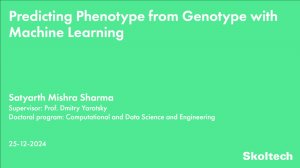 PhD Thesis Defense. Satyarth Mishra Sharma