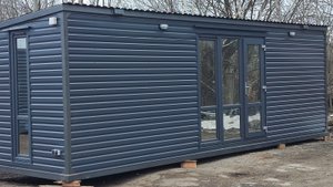 Дачный домик Люкс вагончик бытовка блок контейнер металлический с душем и санузлом 8 метровая