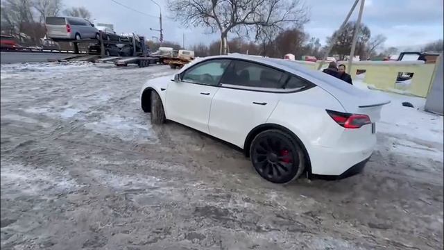 Отзыв . Доставили Павлу из Москвы Tesla Model Y Performance . Флорида 56