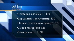 Презентация Avantis А6 Lux