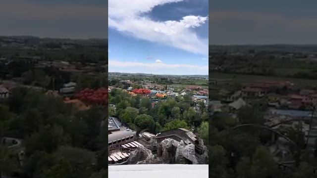 Парк Gardaland !!! Обзор парка с аттракциона летающая тарелка