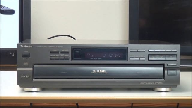 Technics 5-Disc CD Player Changer SL-PD847 Compact Disc Loading and Playing System with Remote смотреть онлайн