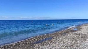 Санаторий"Самшитовая роща" Абхазия.Пляж.Октябрь 2023 г.