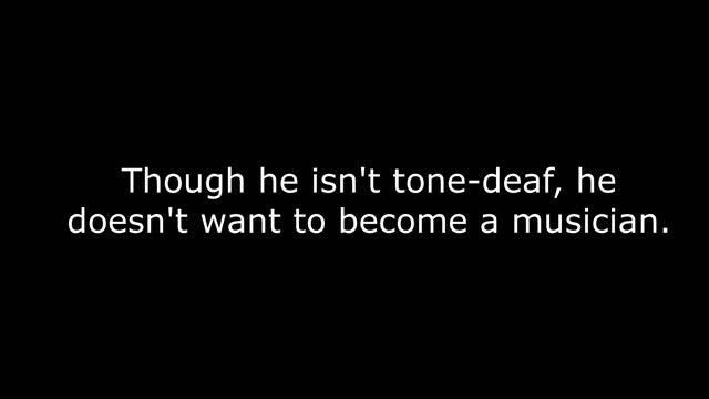 Как будет Медведь на ухо наступил на английском?