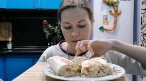 МУКБАНГ ПЕЛЬМЕНИ, ДОМАШНЯЯ ШАУРМА/MUKBANG SHAWARMA HALK FAMILY ЕДА