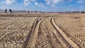 Уборка мазута Пляж Витязево Анапа сегодня