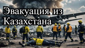 Эвакуация выживших россиян после авиакатастрофы в Казахстане