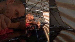 Удаление сложной вмятины на крыше авто без покраски