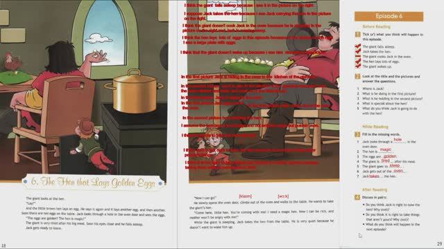 Spotlight Джек и бобовое зернышко Jack and the Beanstalk 6 глава,чтение и перевод, выполнение зад.