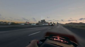Cyberpunk 2077_ Фотореалистичная поездка на мотоцикле от первого лица в формате 8K