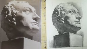 Рисунок головы Гаттамелаты