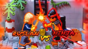 Lego stop motion animation  _Неожиданный бой_  [Project]