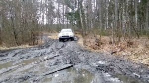 Паджеро спорт по грязи