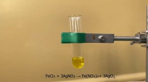 Обнаружение хлоридов с помощью нитрата серебра / Detection of chlorides using silver nitrate